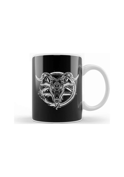 Baphomet Satanic Pentagram Symbol Kupa Bardak Porselen Karışık