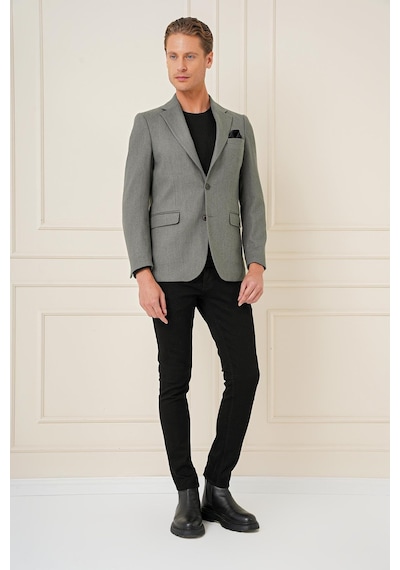 Efor C 685 Slim Fit Haki Spor Ceket Haki