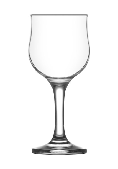 Lav Nevakar Cam Beyaz Şarap Kadehi 6'lı 200 ml Ayaklı (Meşrubat/Su Bardağı)