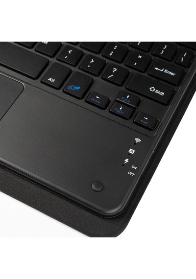 Galaxy Tab S11 Ultra Sm-x930 Zore Border Keyboard Bluetooh Bağlantılı Standlı Klavyeli Tablet Kılıfı