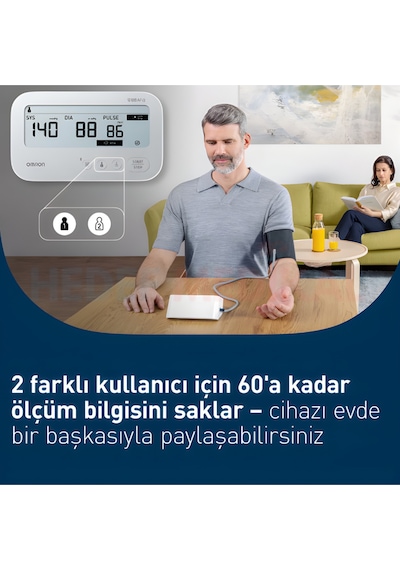 M4 Connect Afib Üst Koldan Ölçer Dijital Tansiyon Aleti