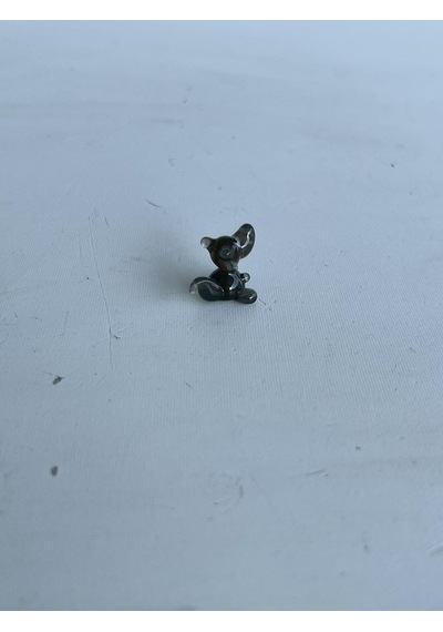 El Yapımı Mini Murano Cam Köpek Biblo A122-05