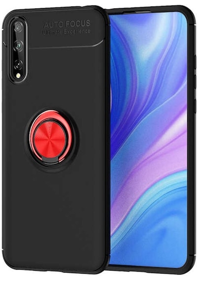 Huawei Y8P P Smart S Kilif Yüzüklü Tam Korumali Silikon Kapak 442391287