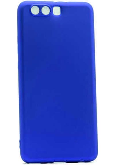 Huawei P10 Lite Kılıf Zore Premier Silikon Kapak Saks Mavi