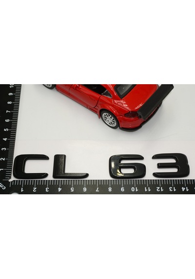 CL 63 Bagaj Parlak Siyah ABS 3M 3D Yazı Logo