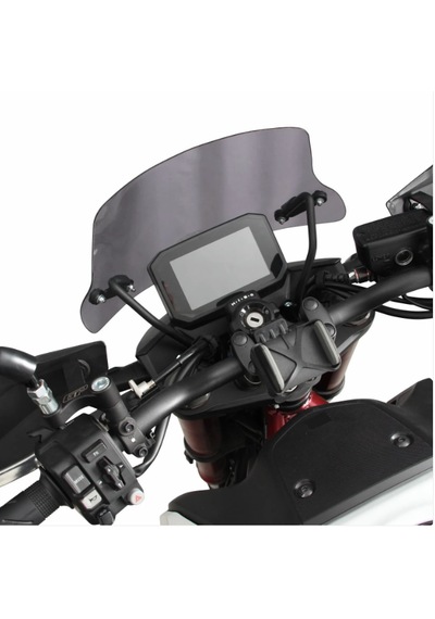 Honda Cb500 Hornet 2024-2025 Uyumlu Ön Cam Füme Füme - Siyah