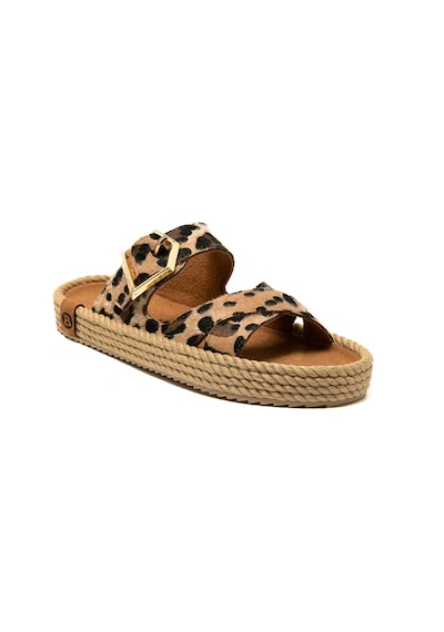 Sev12-leo Bohonomad Sevilla Kadın Terlik Leopar Leopar
