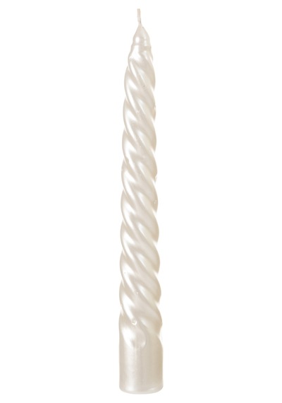 Mudo Home 2li Burgulu Şamdan Mum Sedef 18cm 419650