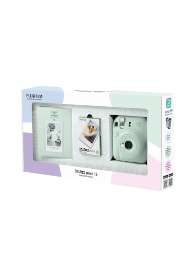 Fujifilm Instax Mini 12 Fotoğraf Makinesi + 10'lu Film + Pvc Albüm  Yeşil