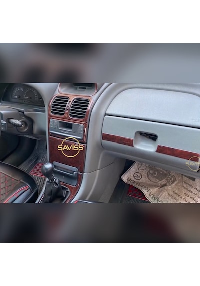 Volkswagen Laguna 1 Gül desenli Maun Full Set,Torpido Maun Kaplama (Gül desenli Maun)