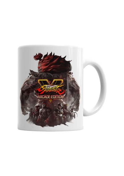 Street Fighter V Arcade Edition Kupa Bardak Porselen Karışık