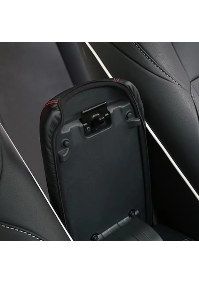 Toyota Corolla Uyumlu 2019 Sonrası Kol Dayama Deri Kılıf Kırmızı