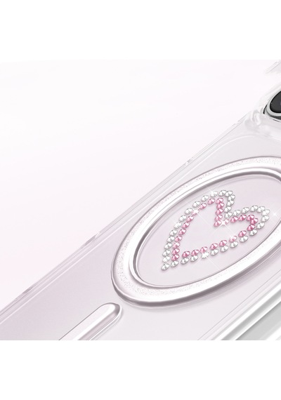 İphone 17 Pro Uyumlu Kılıf M-safe Şarj Özellikli Zore Paris Mova Sert Pc Kapak Pembe
