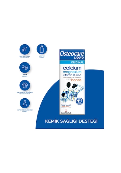 Vitabiotics Osteocare Kalsiyum, Magnezyum, Çınko, D Vitamini Içeren Kemik Saglıgı Vitamini 150 Ml
