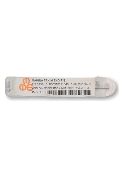 Mte 10,4 Mm 90 Havşa Freze Hss Dın 335/c