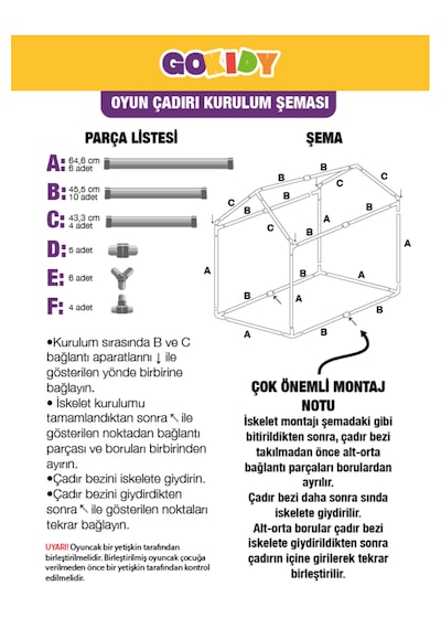 Barbie Lisanslı Oyun Çadırı Çok Renkli