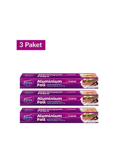 Alüminyum Folyo 15 Mt Üçlü Set