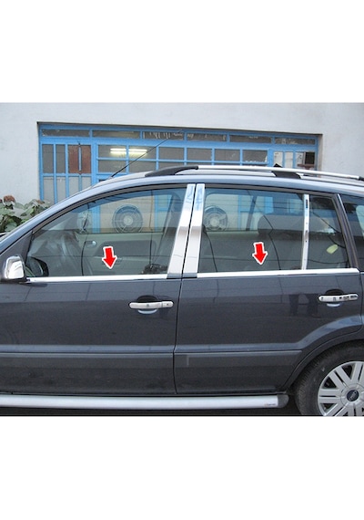 Ford Fusion Krom Cam Çıtası 2002 Üzeri 4 Prç