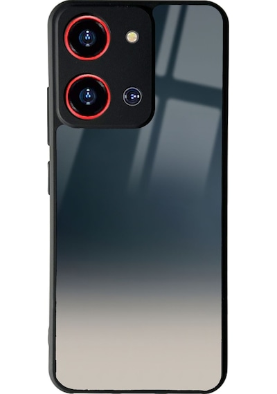Reeder S19 Max Pro S Zoom Mavi Geçiş Tasarımlı Glossy Telefon Kılıfı Çok Renkli