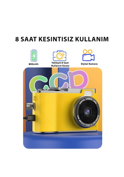 Idragon LK-003 Mini Dijital Çocuk Fotoğraf Makinesi
