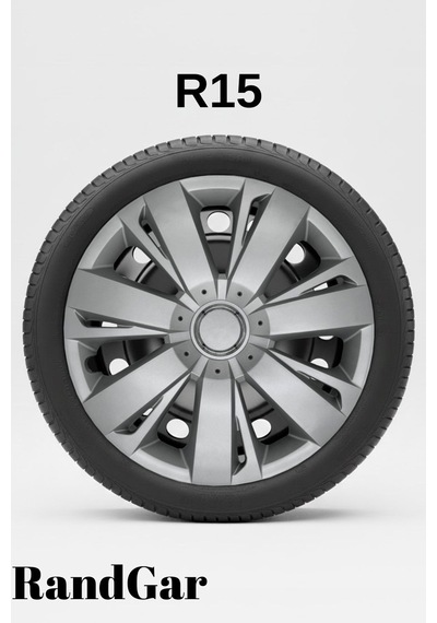 Renault Clio 15 İnç Jant Kapağı 4 Adet Gri G113 Rand