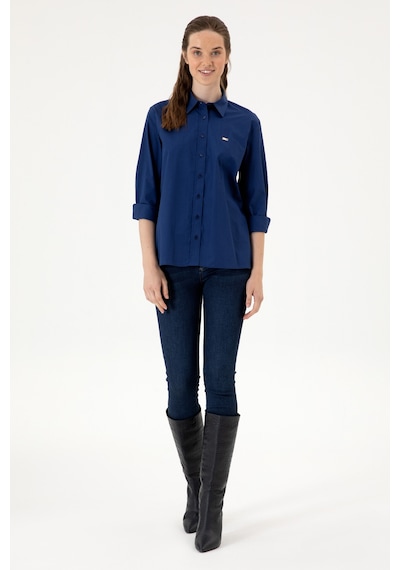 U.s. Polo Assn. Kadın İndigo Gömlek Desenli 50316699-vr028 Indigo U.s. Polo Assn. Kadın İndigo Gömlek Desenli 50316699-vr028 Indigo