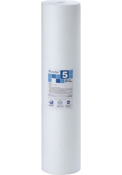 Aquames Su Arıtma Purefer 20" Big Blue 5 Mikron Tortu Filtresi