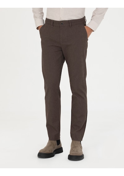 Pierre Cardin Erkek Kahverengi Pantolon Kanvas-chino 50278440-vr029 Kahverengi