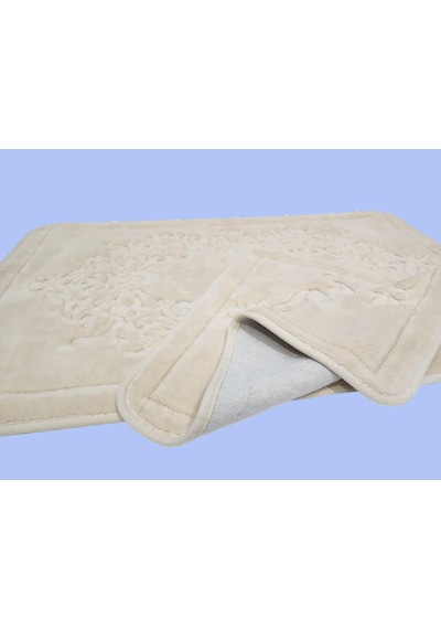 Banyo Paspası Klozet Set 2'li Madrid Capuccino Desenli