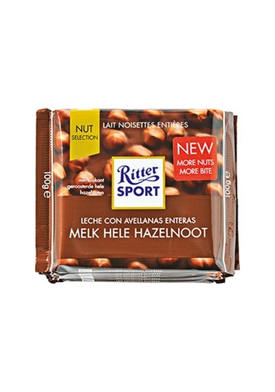 Ritter Sport Melk Hele Hazelnoot 100 G
