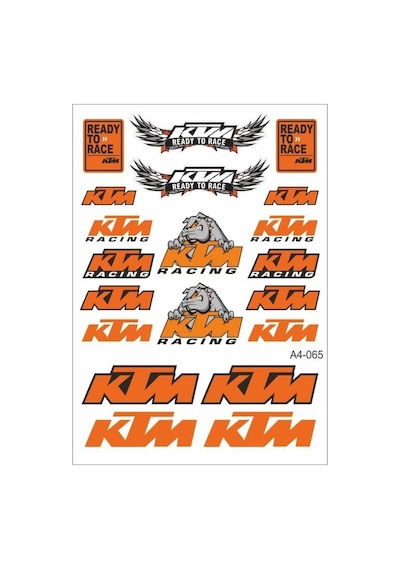 A4 Sticker 065 Tek Paket Çoklu Sticker Standart