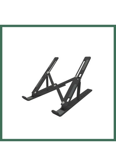 En-cag 7 Kademeli Ayarlı Katlanabilir Laptop Tablet Standı Siyah Bss