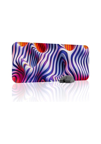 Realistik Çizgi Kaymaz Dikişli Kauçuk Oyuncu Mousepad V2 - 70x30 Xl Gaming Mouse Pad Fare Altlığı