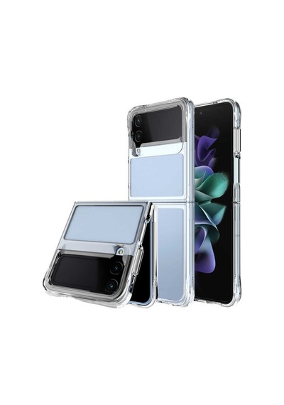 Galaxy Z Flip 4 Kilif Zore Vonn Seffaf Sert Silikon Kilif 559771673