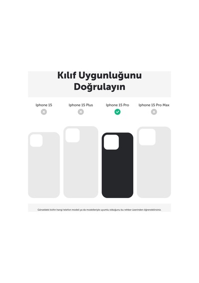 Apple İphone 15 Pro Uyumlu Kılıf Zebana Camellia Deri Kılıf Siyah