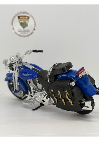 1:12 Chopper Touring Model Motosiklet Diecast Koleksiyon Motoru Çantalı Kutulu