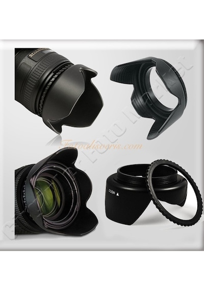 Raypro 58Mm Uv Filtre + Circular Polarize Filtre + Parasoley Seti