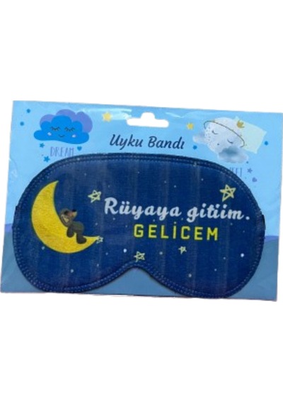 Mormavi Yıkanabilir Uyku Maskesi Işık Önleyici Göz Dinlendirme Ve Terapi Bandı Mavi