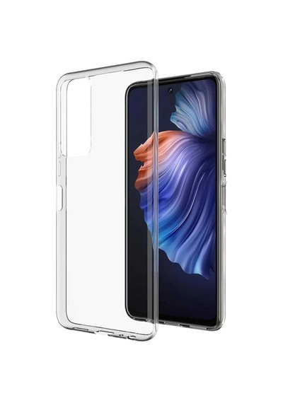 Uray Store Tecno Camon 18 Kılıf Lüx Şeffaf Silikon