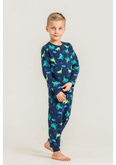 Rolypoly Erkek Çocuk Nap Is Over Mavi Uzun Kol Pijama Takım Rp3887-c-v1 Rp3887-c-v1
