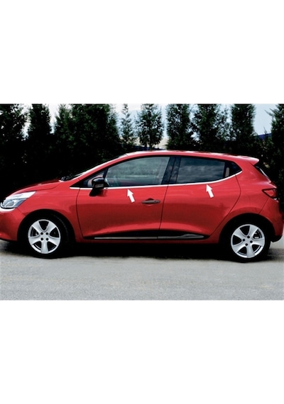 Woc Chrome Renault Clio 4 Hb Krom Cam Çıtası 2012-2020 8 Parça  Pa