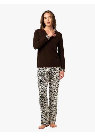 Blackspade Kadın Pijama Takımı 52225 - Kahverengi