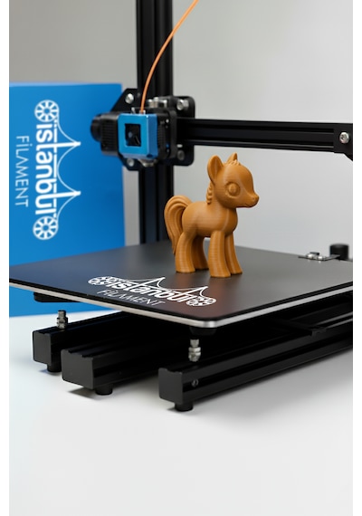 İstanbul Filament 3d Baskı Pla Filament Sütlü Kahve Renk 1 Kg Ø 1,75mm 0,05 Mm Bambu Lab Uyumlu 1.75mm