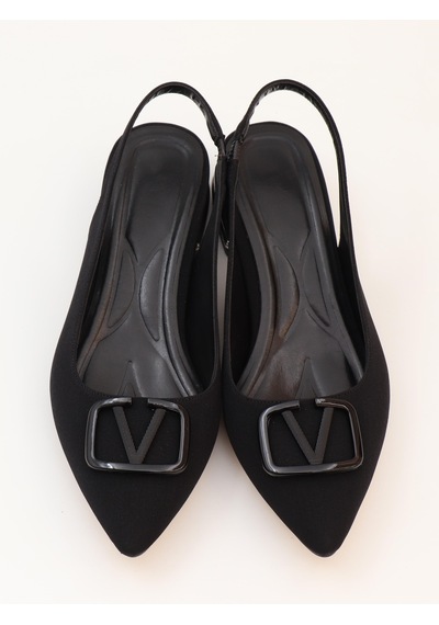 Nesilshoes Nesil Shoes Ceylan 801 Siyah Saten Tokalı Kadın Sandalet
