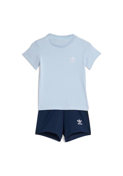Adidas Bebek Mavi Eşofman Short Tee Set Ke2355