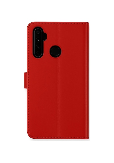 Realme 6i Uyumlu Kılıf Trend S Plus Kapaklı Kılıf - Kırmızı