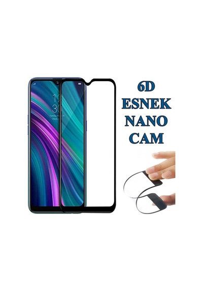 Xiaomi Redmi 8 Zore 6D Esnek Fiber Nano Ekran Koruyucu Siyah