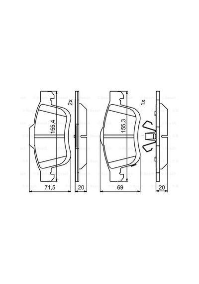 BOSCH 986494801 FREN SİSTEMLERİ