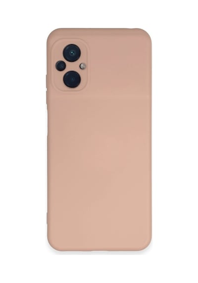 Poco M5 Kılıf Nano İçi Kadife Silikon - Pudra İtdark35468