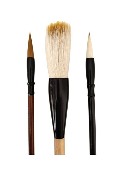 Tahrir Fırçası Koyun Kılı Büyük Boy 1.kalite, Sırlama, Çini, Vazo, Seramik, Sulu Boya, Brushpen-3ad